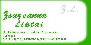 zsuzsanna liptai business card